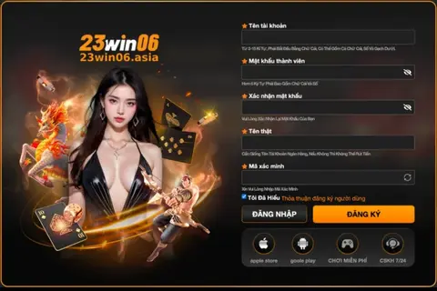 Đăng Ký 23WIN06 – Bắt Đầu Hành Trình Giải Trí Chỉ Trong Vài Phút